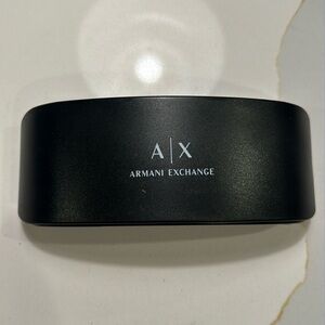 ARMANI Exchange A/X Sunglasses Eyeglass Hard Shell Case Holder Carrier Black
